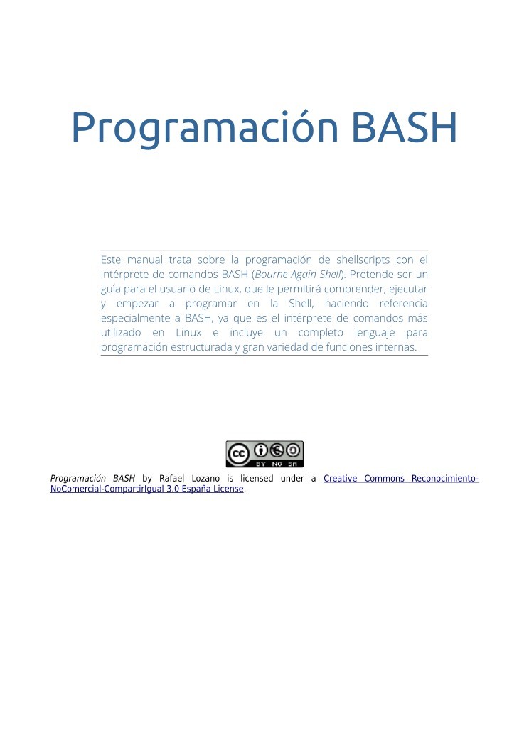 Imágen de pdf Programación Bash